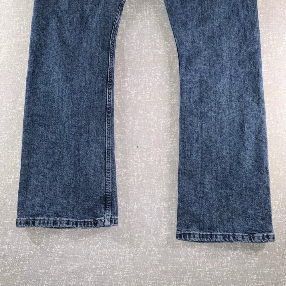 Wrangler 20X Style 42 Vintage Boot Blue Denim Jeans Mens 36x32 Medium Wash - Picture 10 of 13